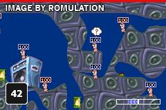 Worms - World Party for GBA screenshot