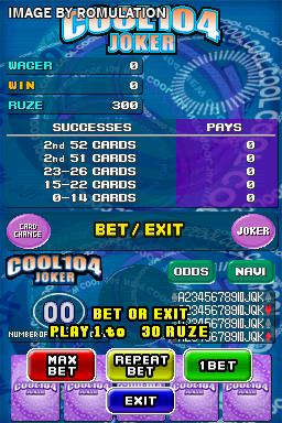 Zunou ni Asekaku Game Series! Vol. 1 - Cool 104 Joker & Setline for NDS screenshot