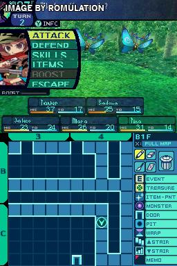 Etrian Odyssey for NDS screenshot