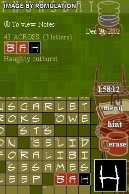 New York Times Crosswords, The for NDS screenshot