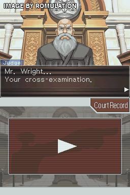 Phoenix Wright - Ace Attorney for NDS screenshot