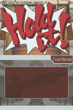 Phoenix Wright - Ace Attorney for NDS screenshot