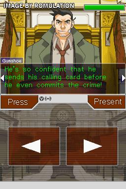 Phoenix Wright - Ace Attorney - Trials and Tribulations for NDS screenshot