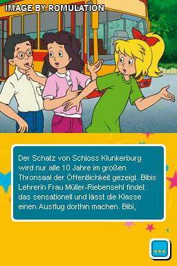 Bibi Blocksberg - Der Verhexte Schloss-Schatz for NDS screenshot