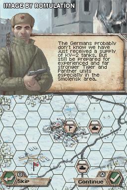 Panzer Tactics DS for NDS screenshot