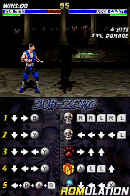 Ultimate Mortal Kombat for NDS screenshot