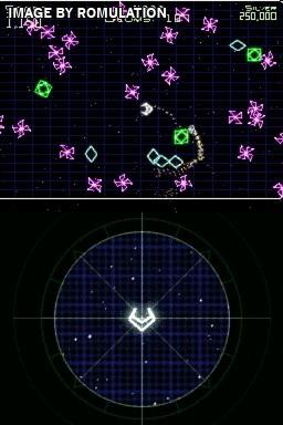Geometry Wars - Galaxies for NDS screenshot