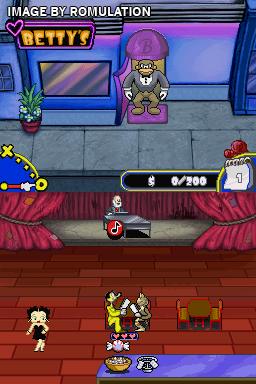 Betty Boop's Double Shift for NDS screenshot