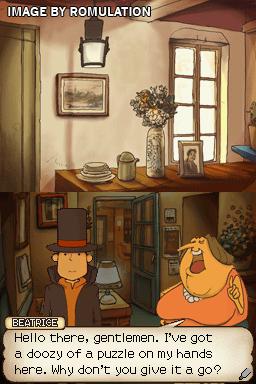 Professor Layton and the Curious Village for NDS screenshot