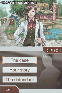 Apollo Justice - Ace Attorney for NDS screenshot