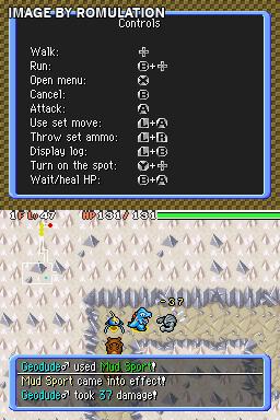 Pokemon Mystery Dungeon - Explorers of Darkness for NDS screenshot
