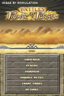 Battles of Prince of Persia for NDS screenshot