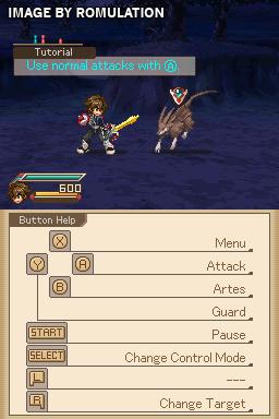 Tales of Hearts - Anime Movie Edition for NDS screenshot