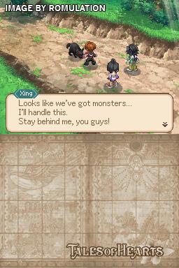 Tales of Hearts - Anime Movie Edition for NDS screenshot