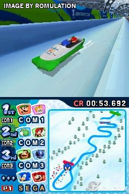 Mario & Sonic at the Olympic Winter Games for NDS screenshot