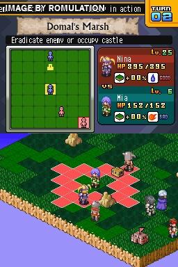 Hero's Saga - Laevatein Tactics for NDS screenshot