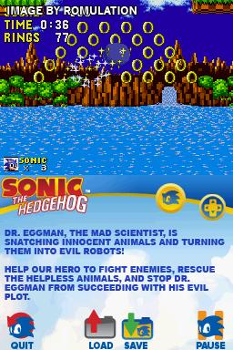 Sonic Classic Collection for NDS screenshot