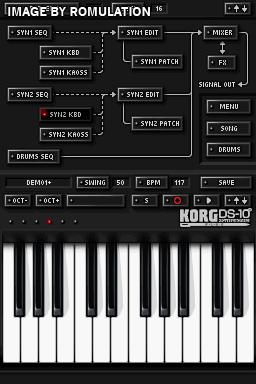 Korg DS-10+ Synthesizer for NDS screenshot