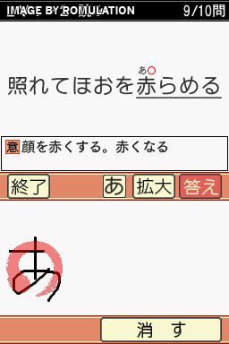 Imi made Wakaru - Otona no Jukugo Renshuu - Kadokawa Ruigo Shin Jiten kara 5-man Mon for NDS screenshot