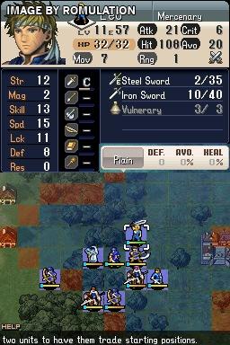 Fire Emblem - Shin Monshou no Nazo - Hikari to Kage no Eiyuu for NDS screenshot