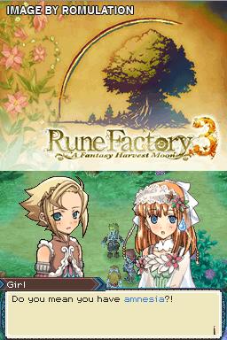 Rune Factory 3 - A Fantasy Harvest Moon for NDS screenshot