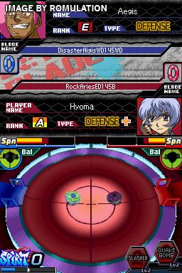 Beyblade Metal Fusion - Cyber Pegasus for NDS screenshot