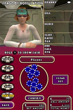 World Championship Poker - Deluxe Series for NDS screenshot