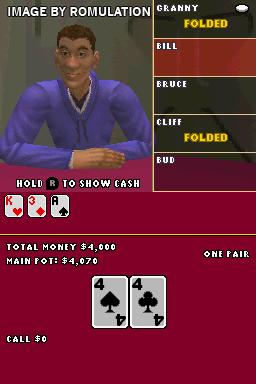 World Championship Poker - Deluxe Series for NDS screenshot