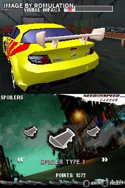 Need for Speed Carbon - Own the City for NDS screenshot