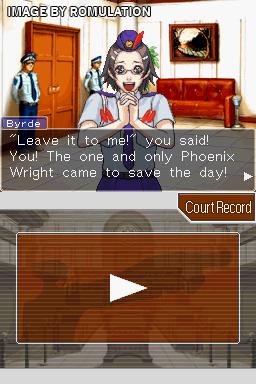 Phoenix Wright - Ace Attorney - Justice for All for NDS screenshot