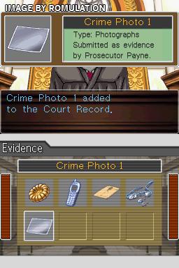 Phoenix Wright - Ace Attorney - Justice for All for NDS screenshot