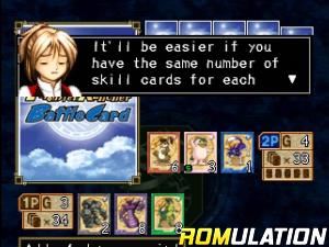 Zoids - Battle Card Game - Seihou Tairiku Senki for PSX screenshot